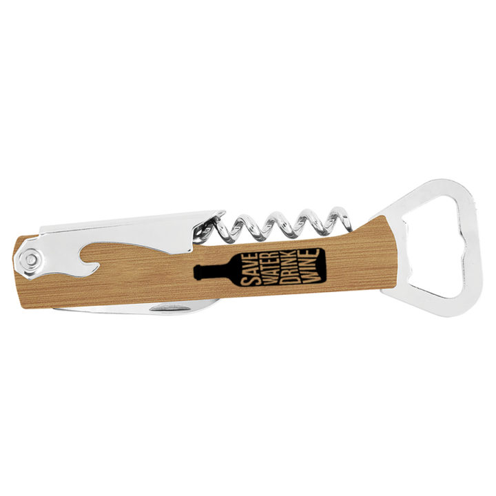 Personalized Save Water Corkscrew Wine Bottle Opener - Image 14