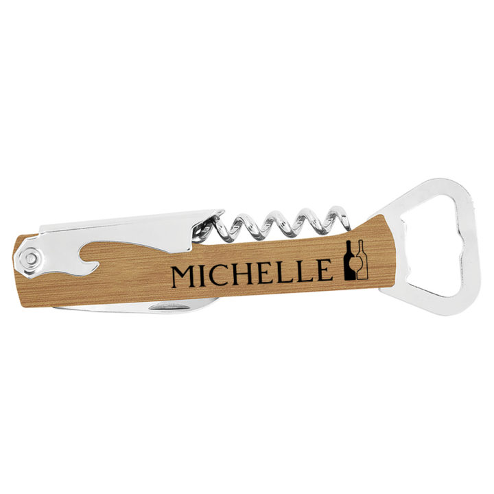 Personalized Two-Bottle Corkscrew Wine Bottle Opener - Image 13