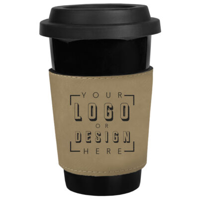 Personalized Leatherette Mug Sleeve