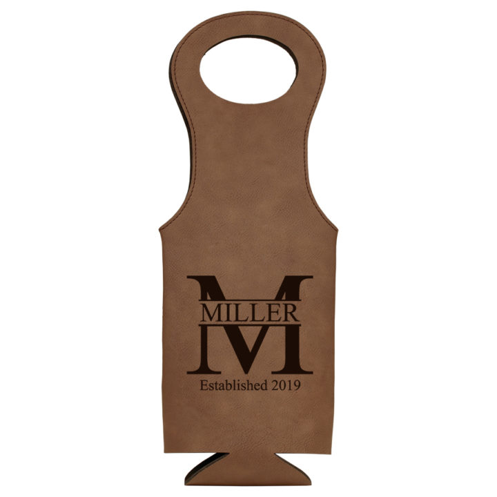 Personalized Wine Bottle Bag - Image 3