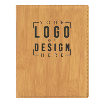 Personalized Leatherette Business Portfolio with Notepad