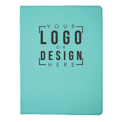 Personalized Leatherette Business Portfolio with Notepad