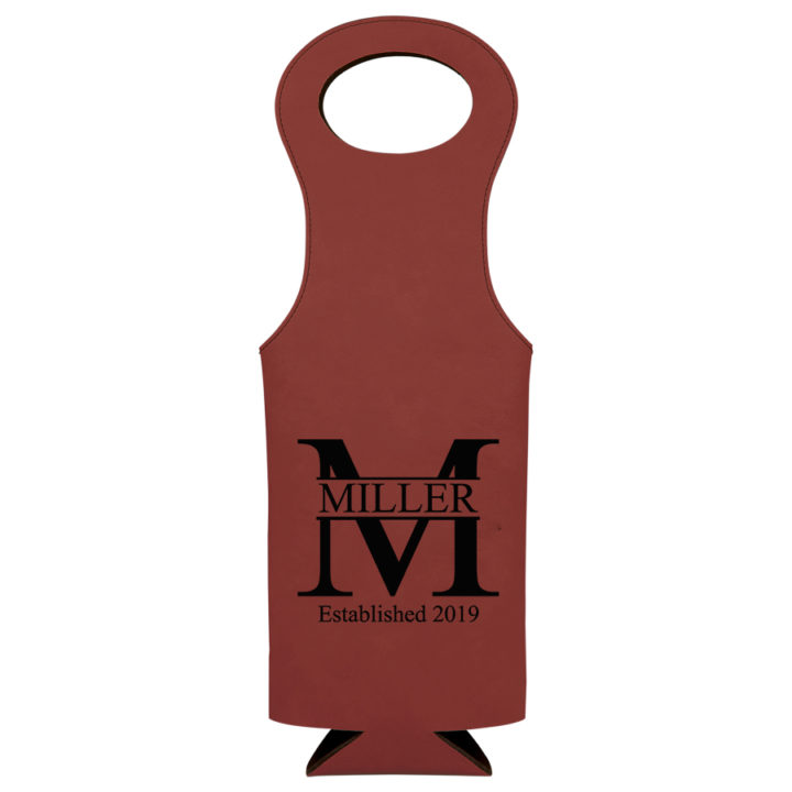 Personalized Wine Bottle Bag - Image 7