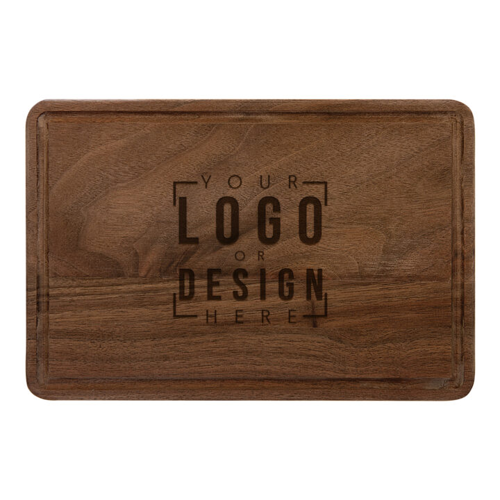 Custom Walnut Cutting Board with Drip Ring