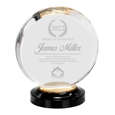 Personalized Halo Acrylic Award