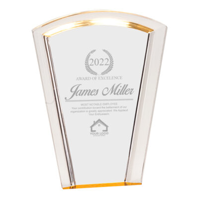 Personalized Halo Fan Acrylic Award