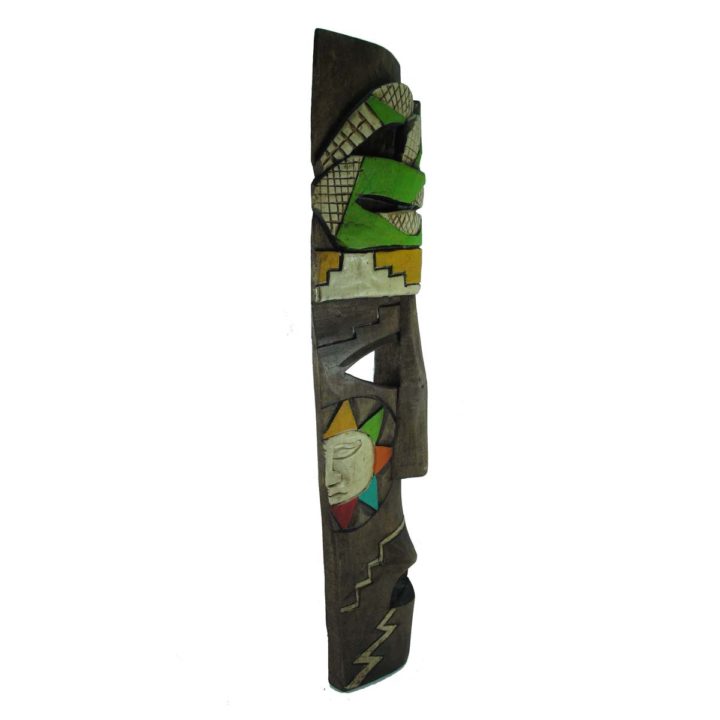 Mayan Mask - African Style Mask - Great Snake - Image 2