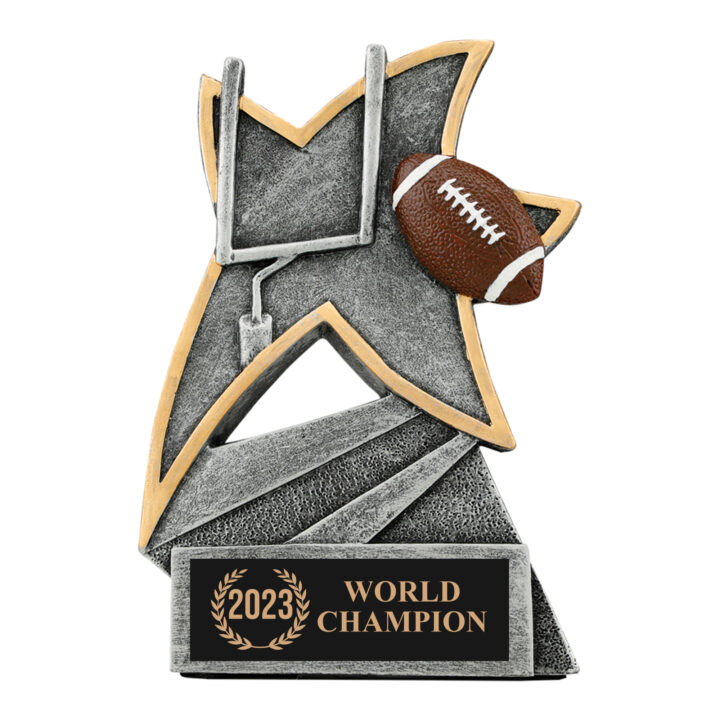 Custom Football Jazz Star Trophy
