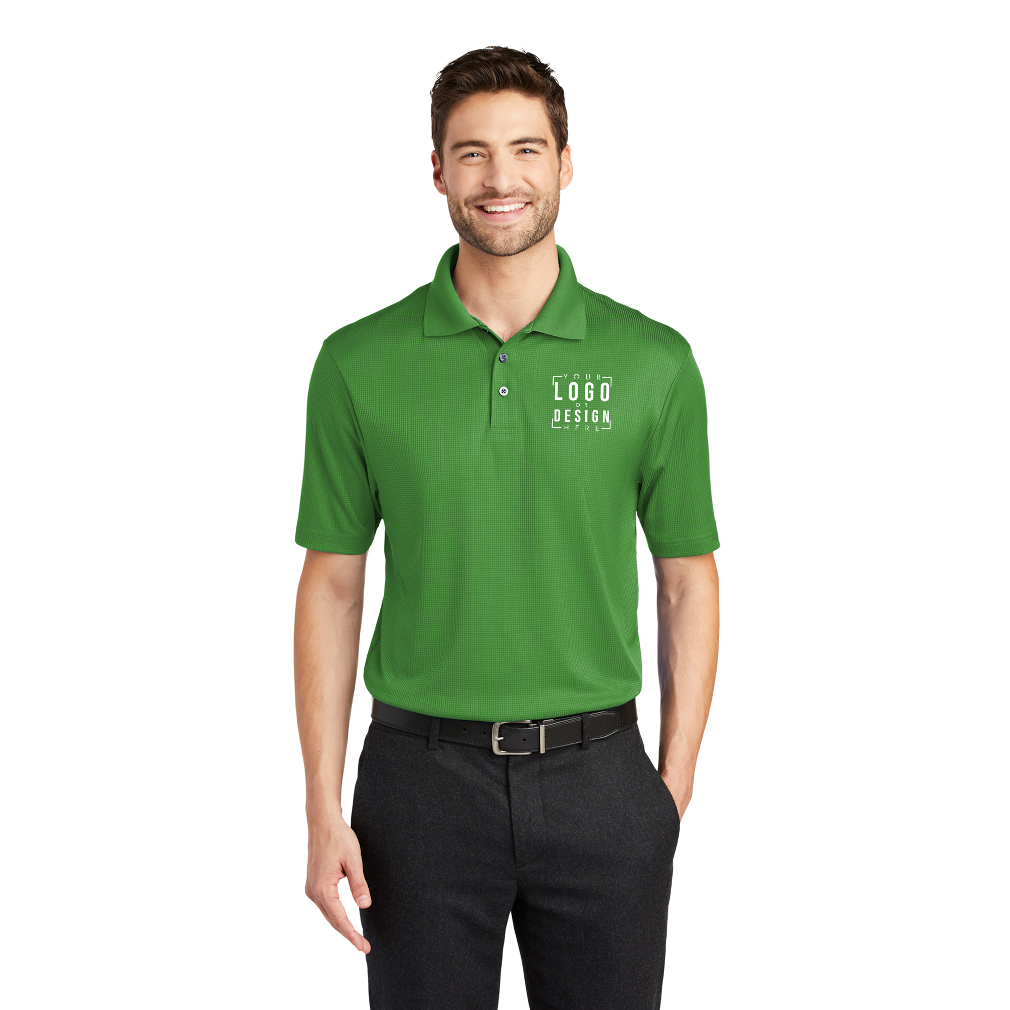 Port Authority Performance Fine Jacquard Polo