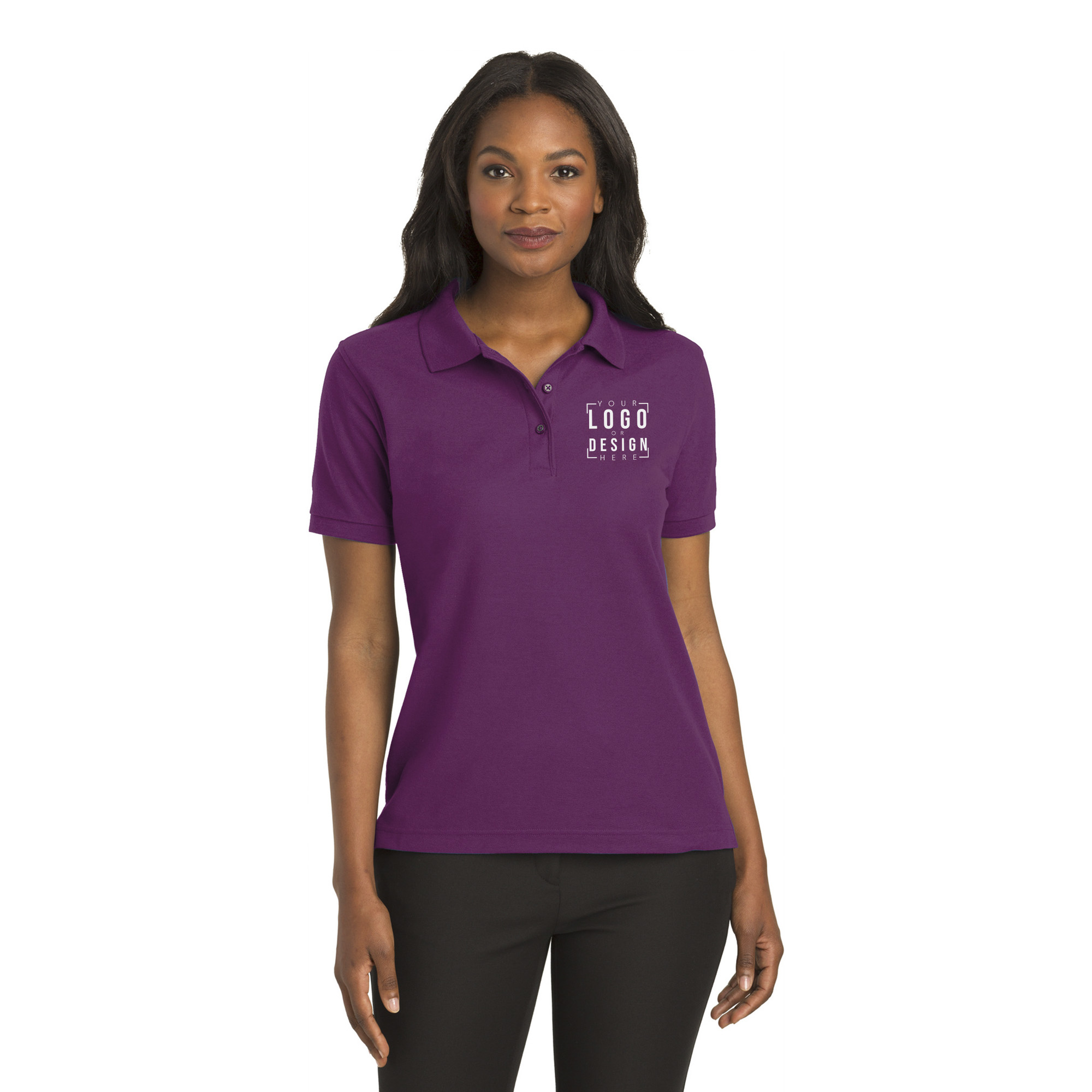 Port Authority Ladies Silk Touch Polo