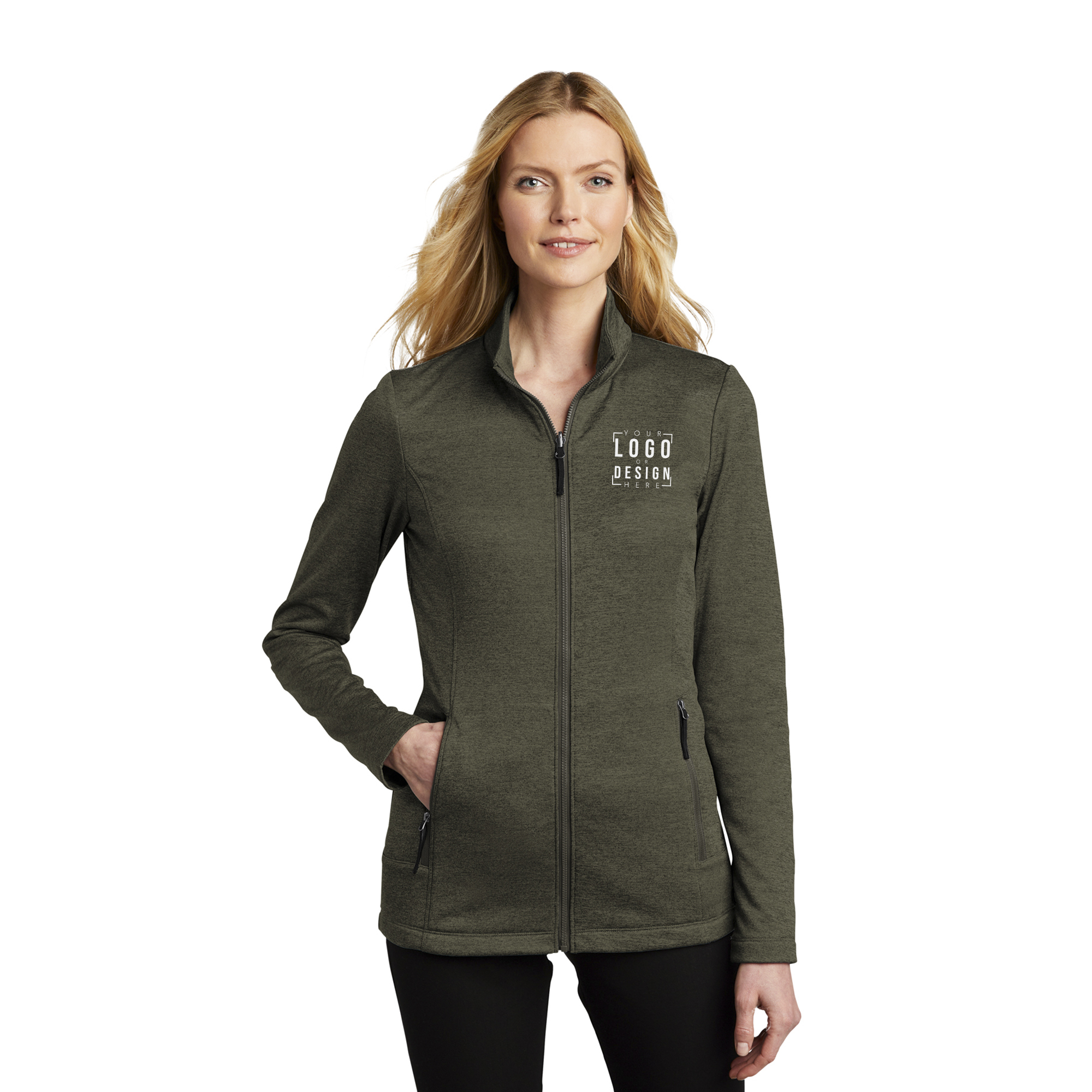 Port Authority Ladies Collective Striated Fleece Jacket. Port Authority Ladies Collective Striated Fleece Jacket.