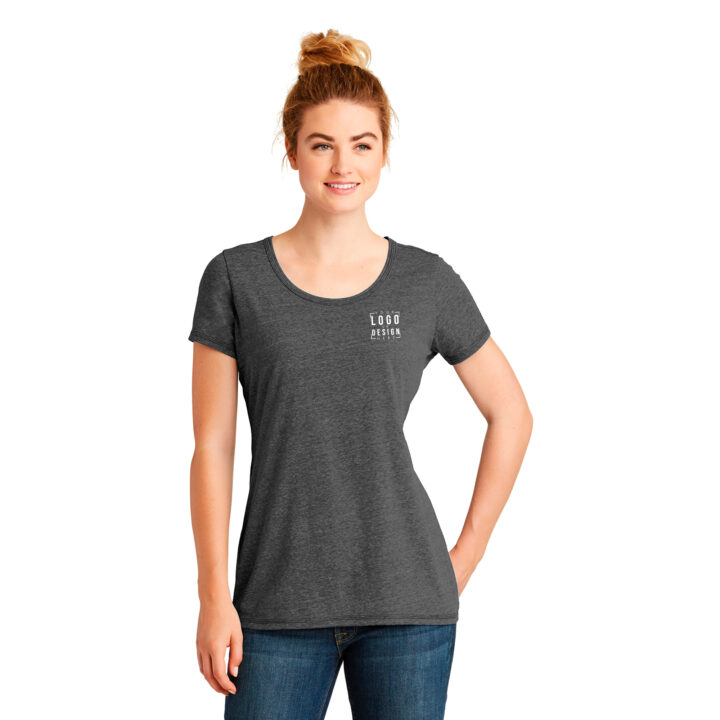New Era Ladies Tri-Blend Performance Scoop Tee