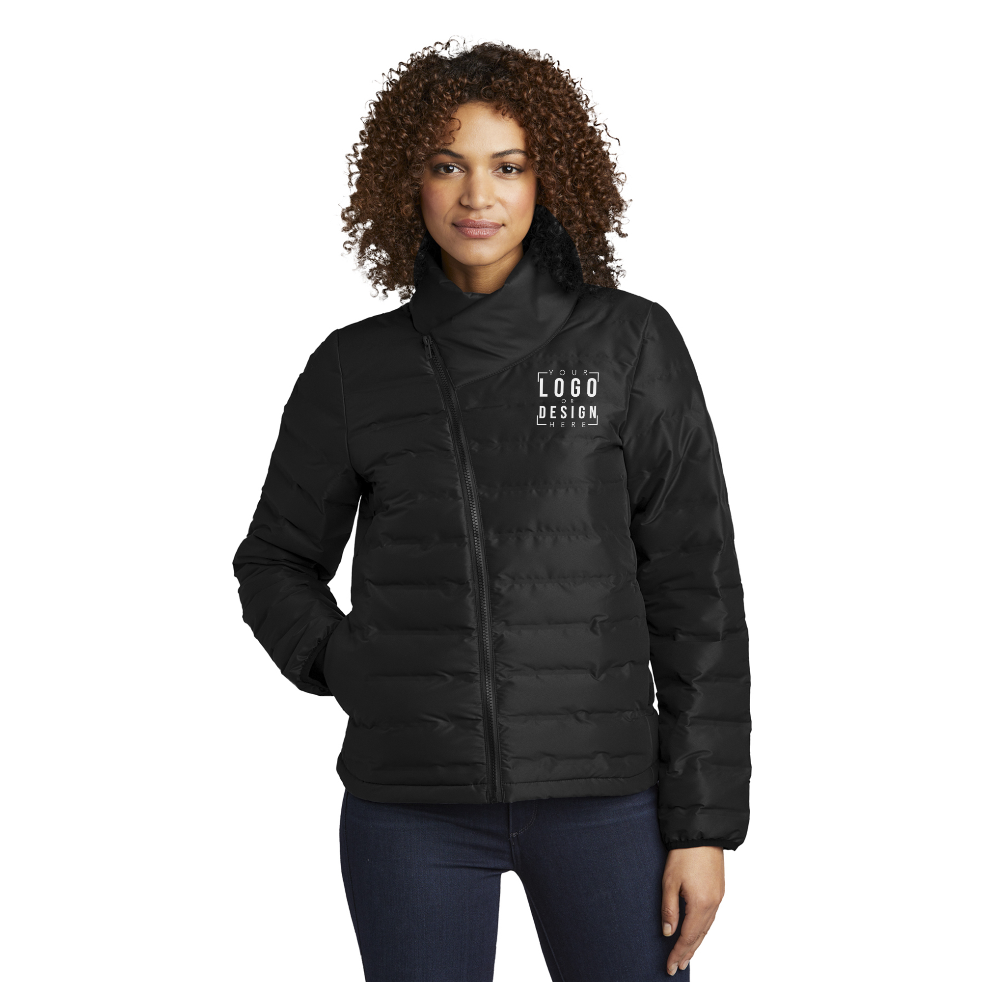 OGIO Ladies Street Puffy Full-Zip Jacket.