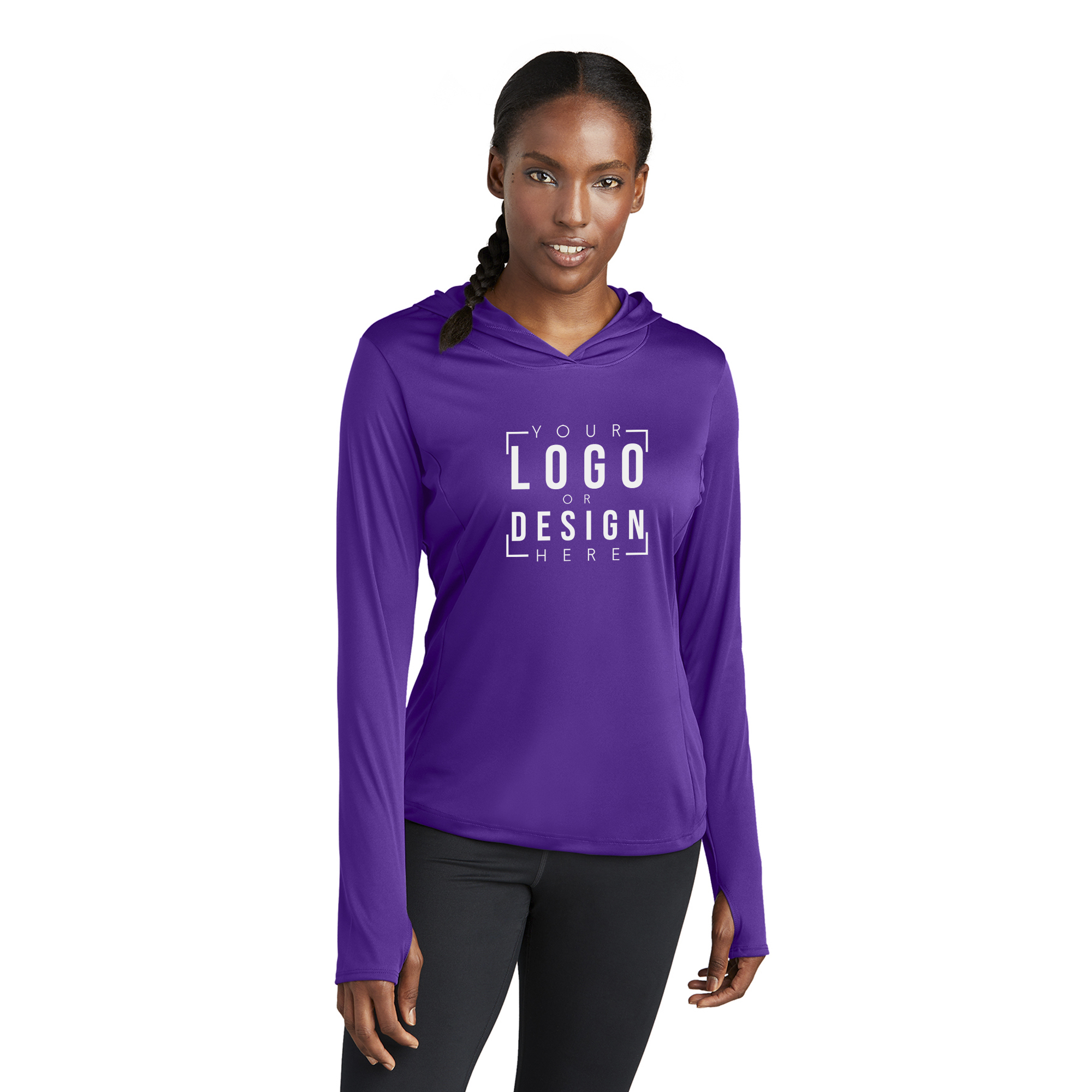 Sport-Tek Ladies PosiCharge Competitor Hooded Pullover