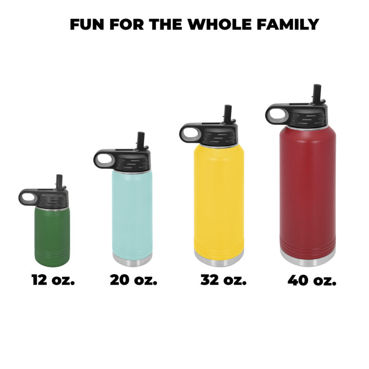 Personalized Insulated Water Bottle with Sports Straw - Image 4