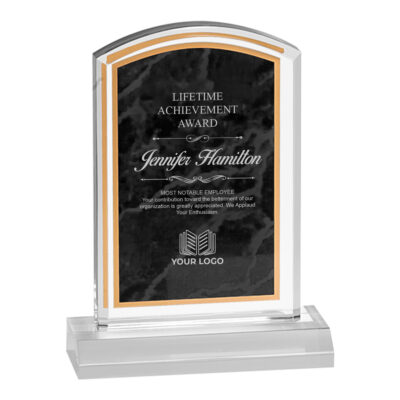 Personalized Marbleized Acrylic Award
