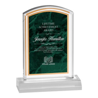 Personalized Marbleized Acrylic Award