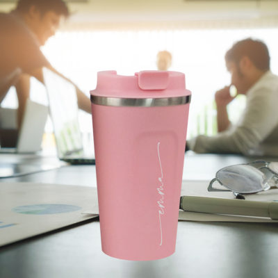 Personalized Stainless Steel Travel Coffee Mug