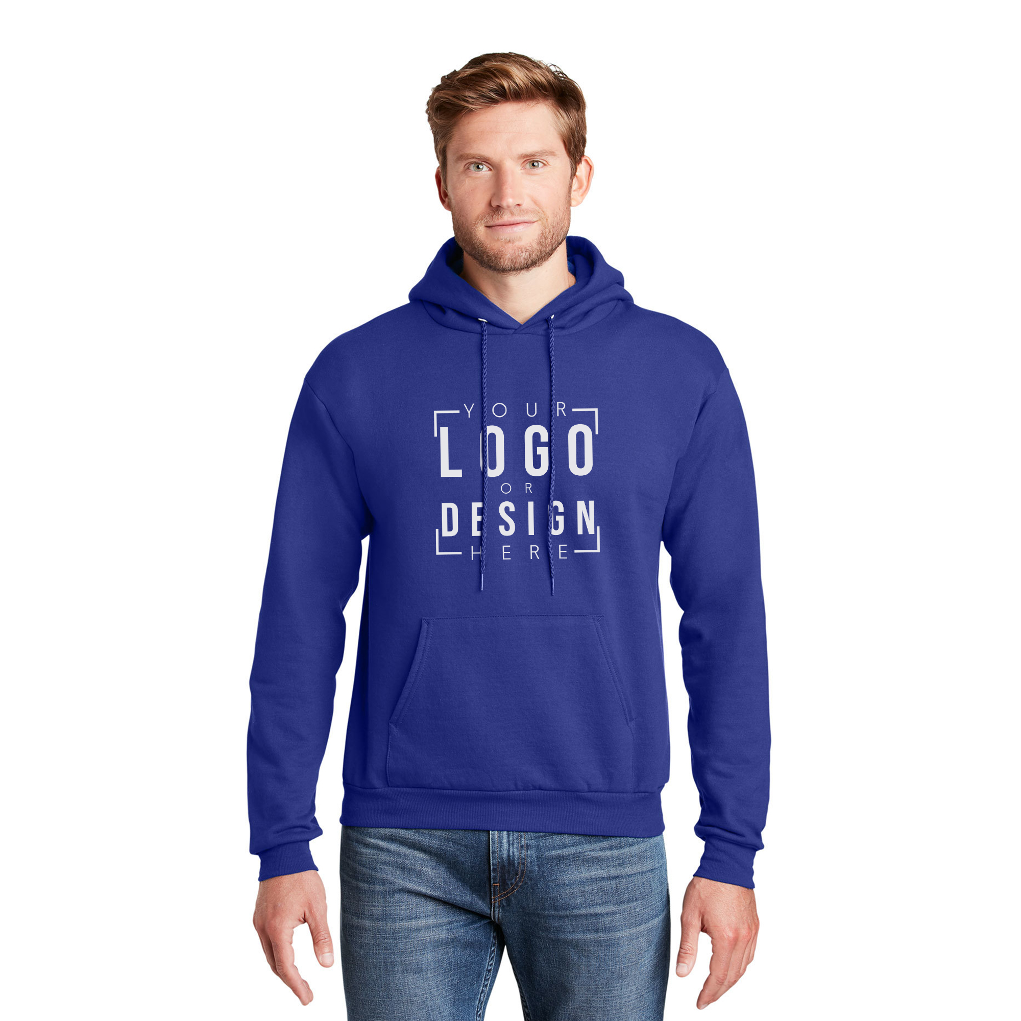Hanes EcoSmart - Pullover Hooded Sweatshirt.