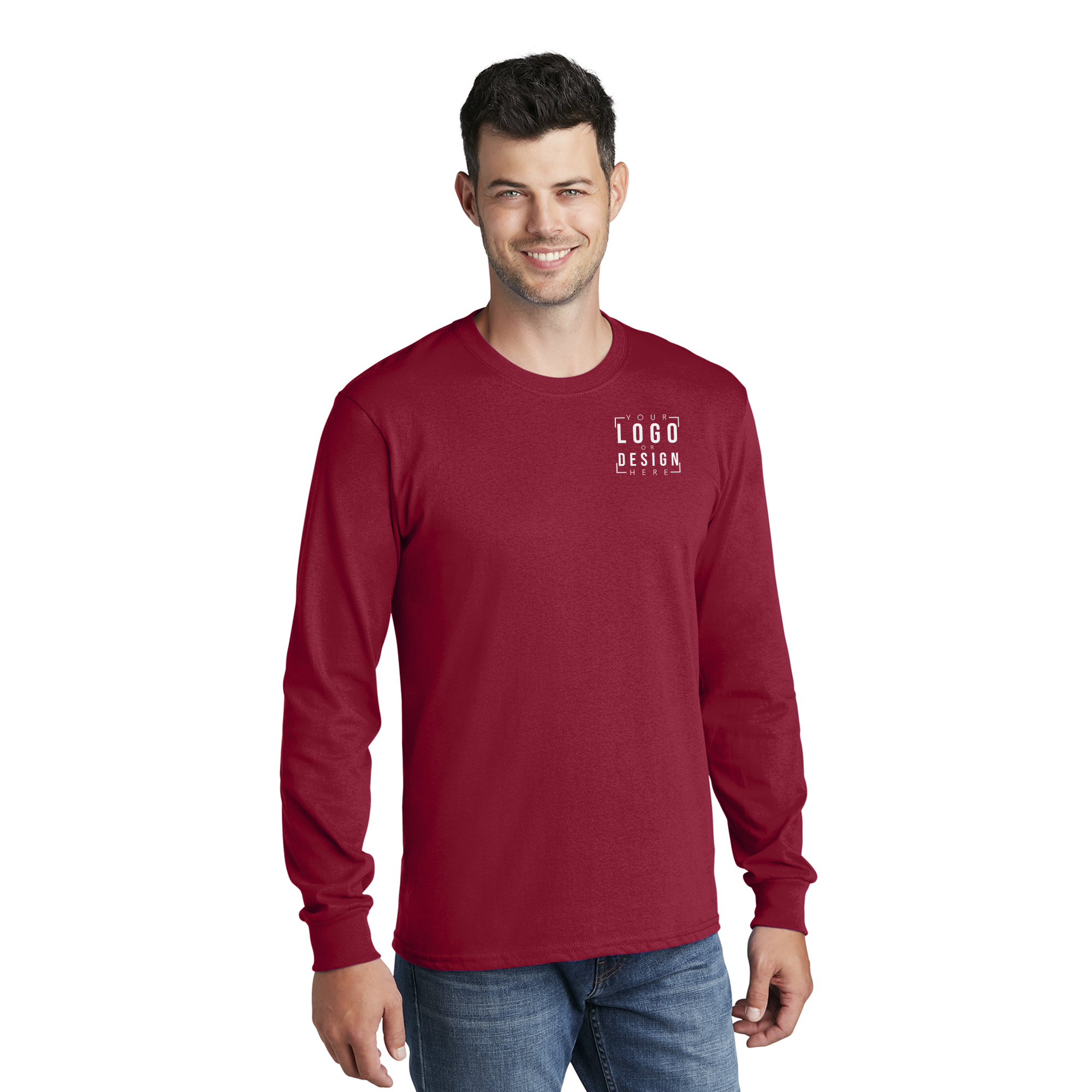 Port & Company - Long Sleeve Core Cotton Tee Port & Company - Long Sleeve Core Cotton Tee
