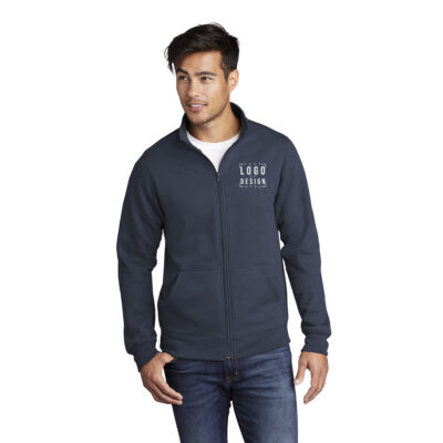 Port & Company Core Fleece Cadet Full-Zip Sweatshirt