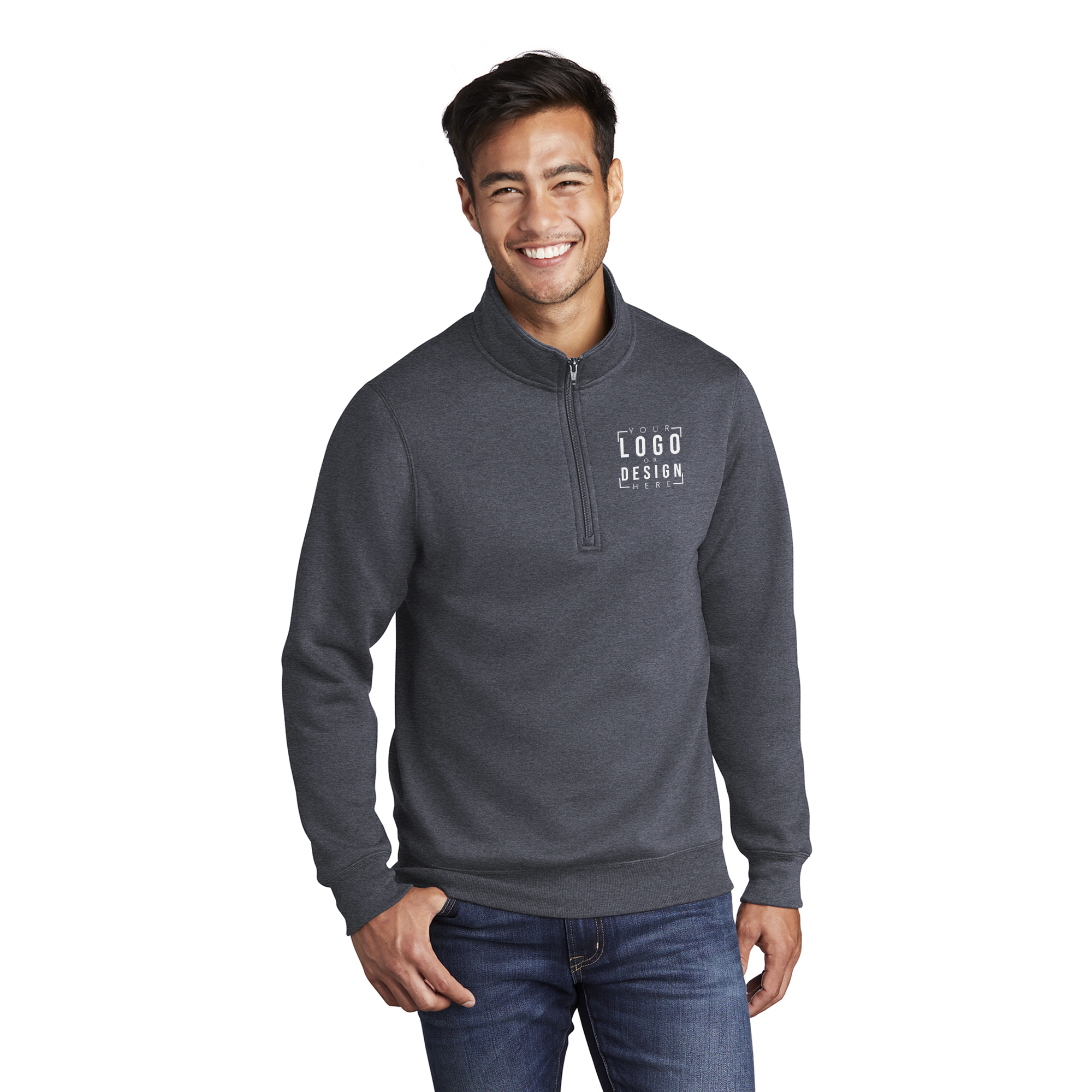 Port & Company Core Fleece 1/4-Zip Pullover Sweatshirt