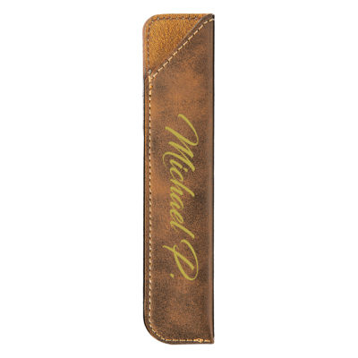 Personalized Leatherette Pen Sleeve