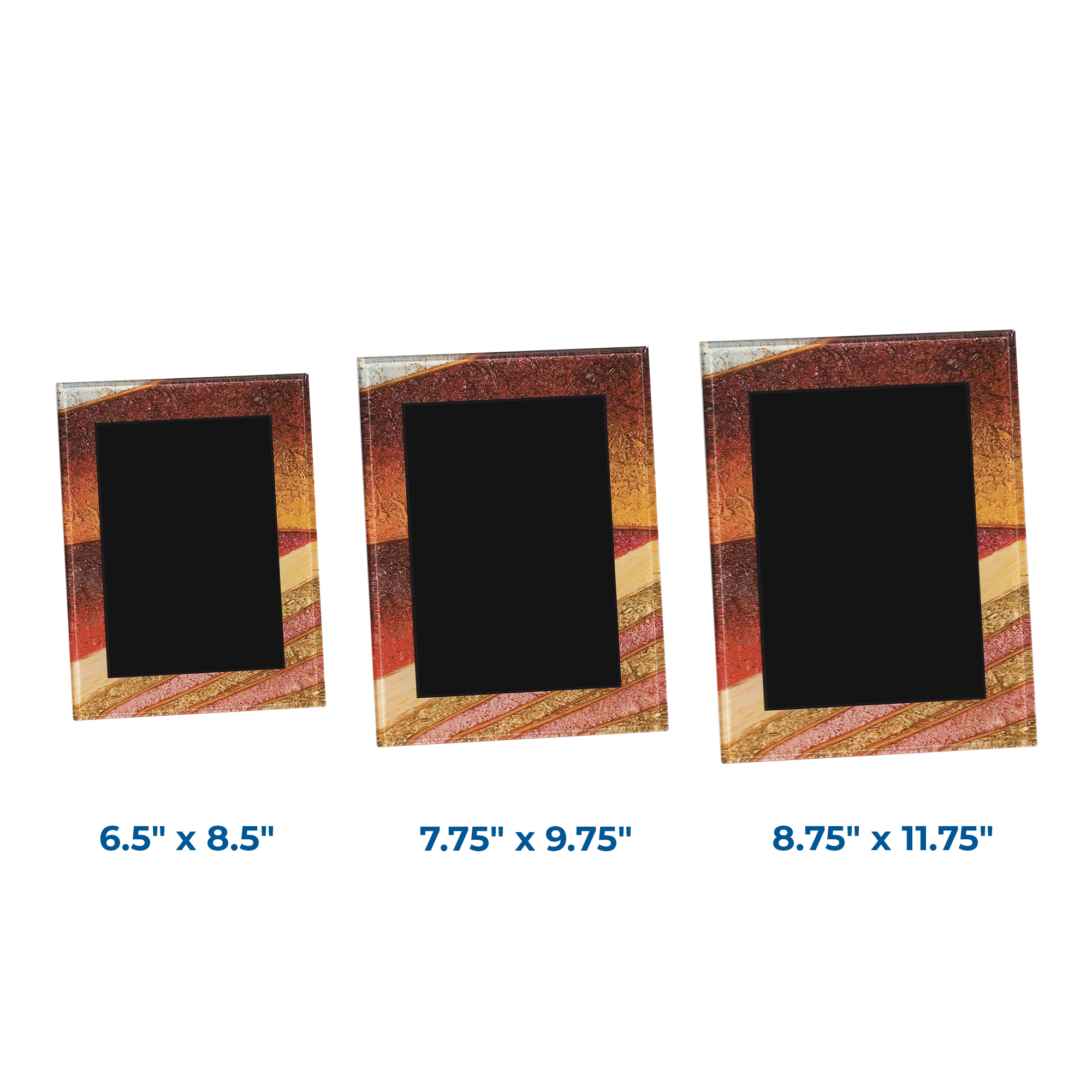 Personalized Rectangular Shades of Rock Acrylic Award - Image 3