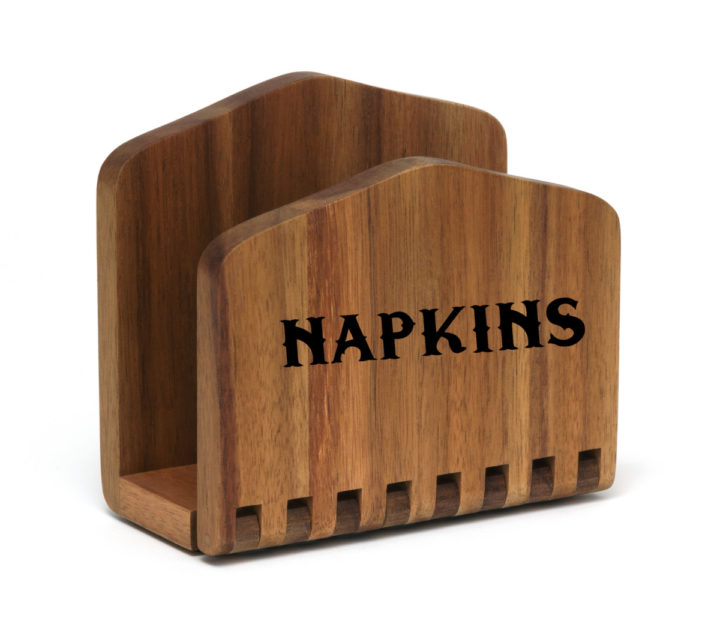 Personalized Adjustable Napkin Holder - Image 2