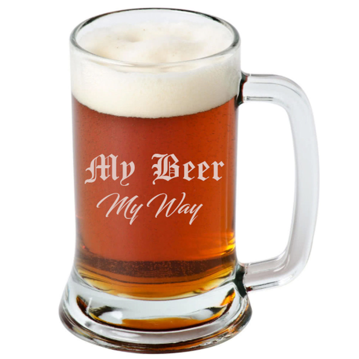 Personalized Beer Mug 16oz Makes For A Unique Gift Idea The Man Or Woman Who Has Everything And Loves His Her Beer Our 6 High 3 Wide 23 Oz Mug Is Dishwasher