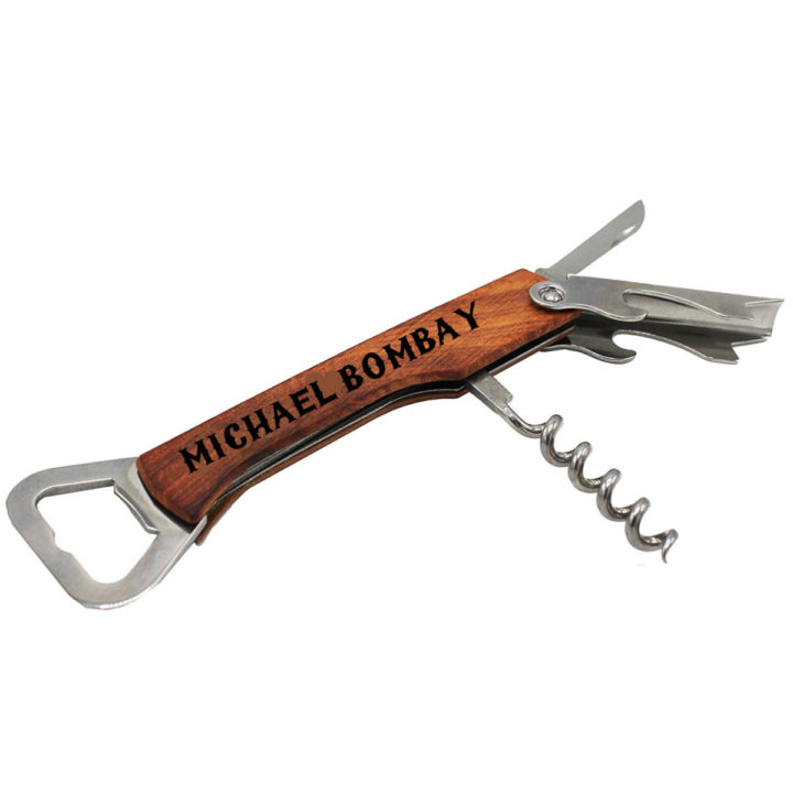 Personalized Corkscrew - Multi Tool Opener - Image 2