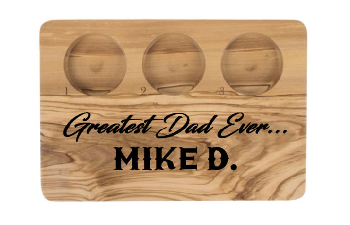 Personalized Well Inspire Olive Wood Flight - Image 2