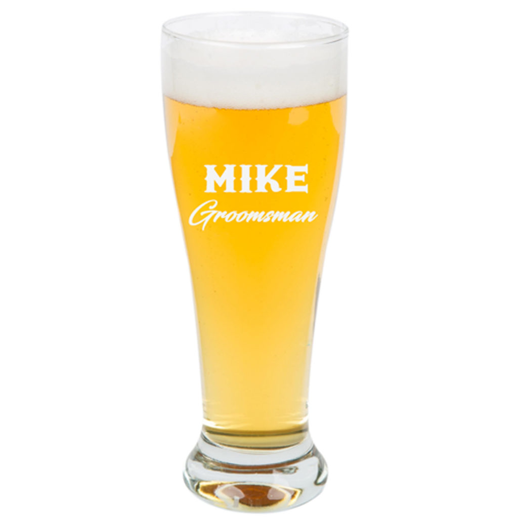 Personalized Pilsner Glass 16 oz. Sofias Gift Shop & Apparel