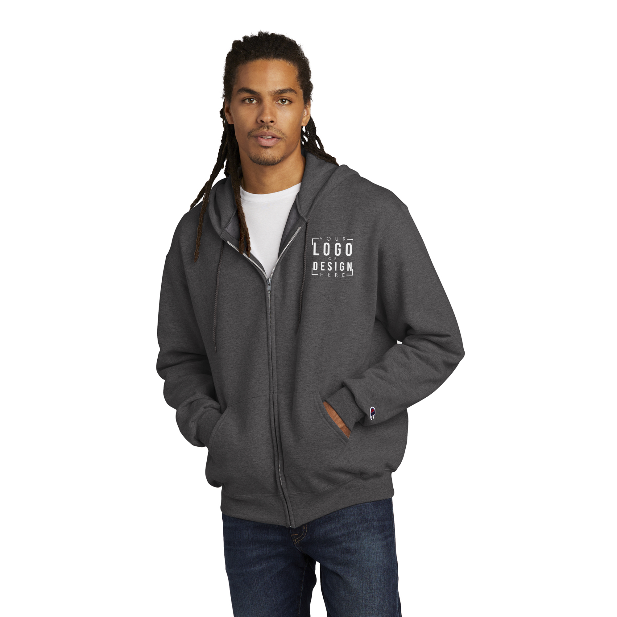 Champion Powerblend Full-Zip Hoodie