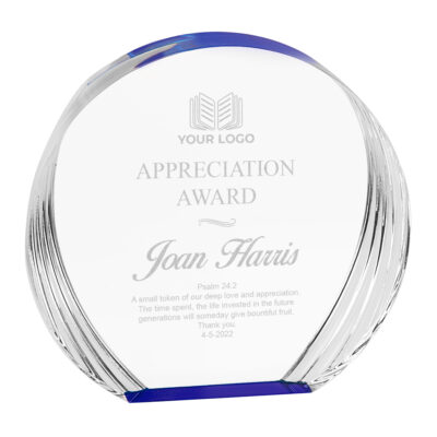 Personalized Round Acrylic Award