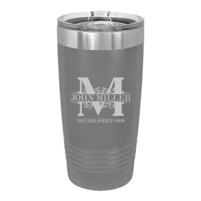 Personalized Royal Monogram Vacuum Insulated Tumbler