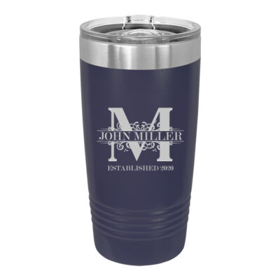 Personalized Royal Monogram Vacuum Insulated Tumbler