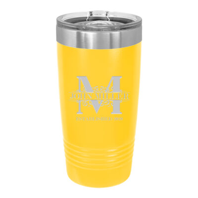 Personalized Royal Monogram Vacuum Insulated Tumbler