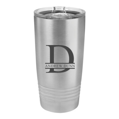 Personalized Split Letter Monogram Vacuum Insulated Tumbler