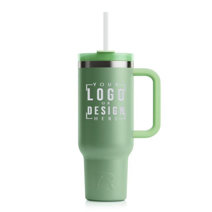 Personalized Rtic Ceramic Lined Travel Mug with Straw - Image 6