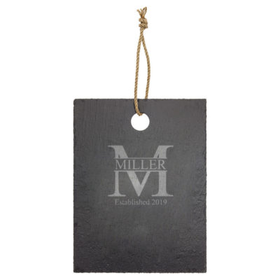 Personalized Slate Cutting Board - Miller