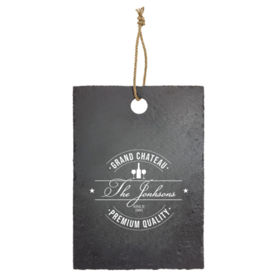 Personalized Slate Cutting Board - Chateau