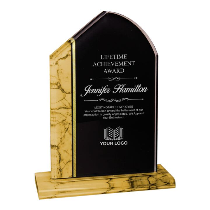 Personalized Tuscany Acrylic Award Standup - Image 5