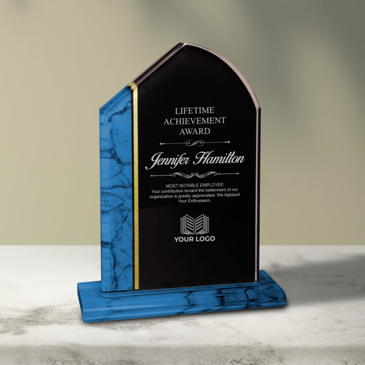 Personalized Tuscany Acrylic Award Standup