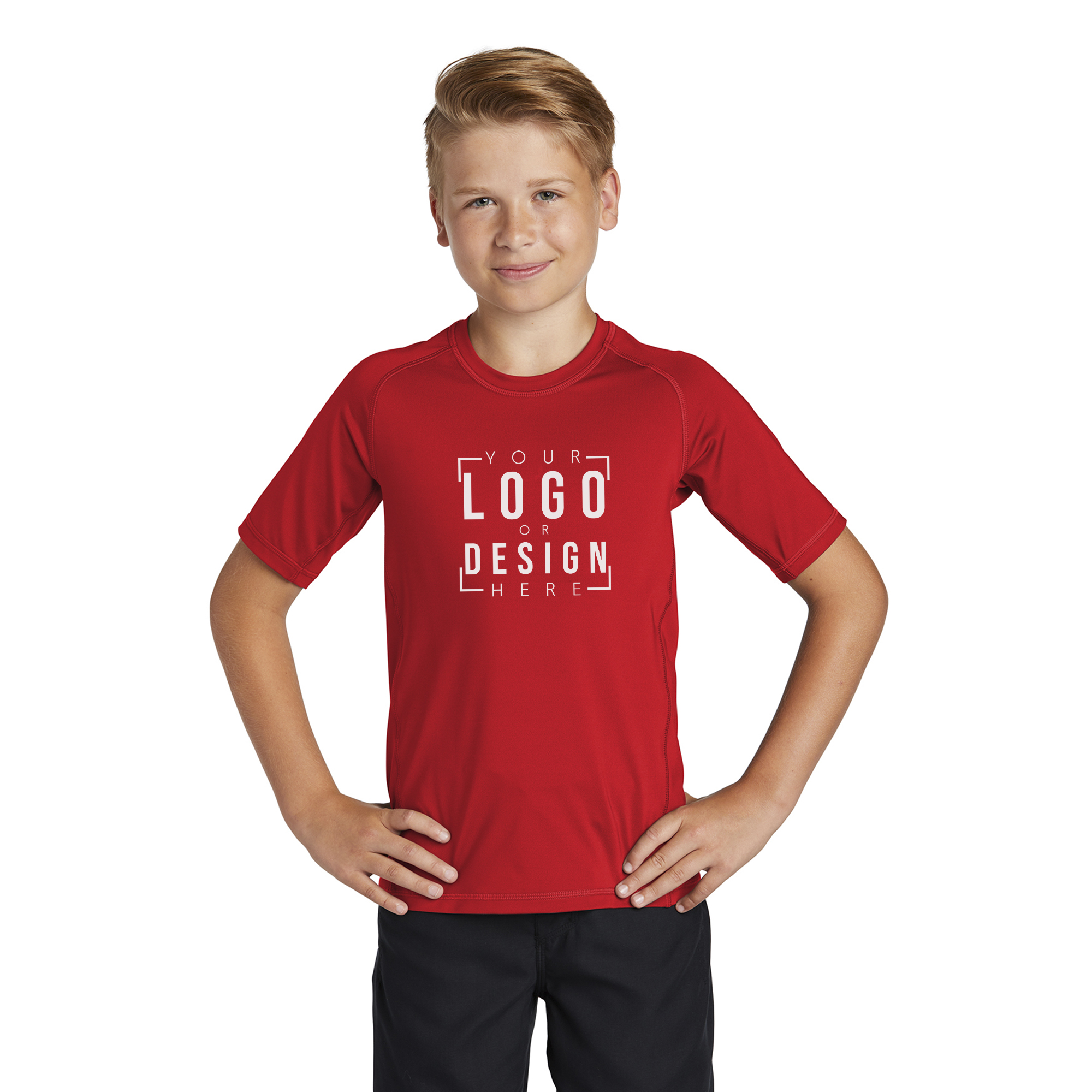 Sport-Tek Youth Rashguard Tee