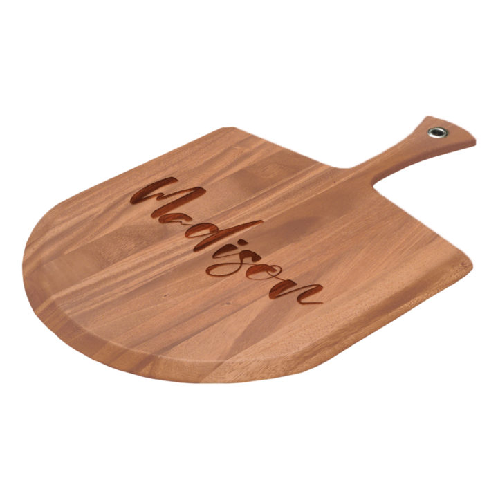 Personalized Acacia Wood Pizza Paddle - Image 5