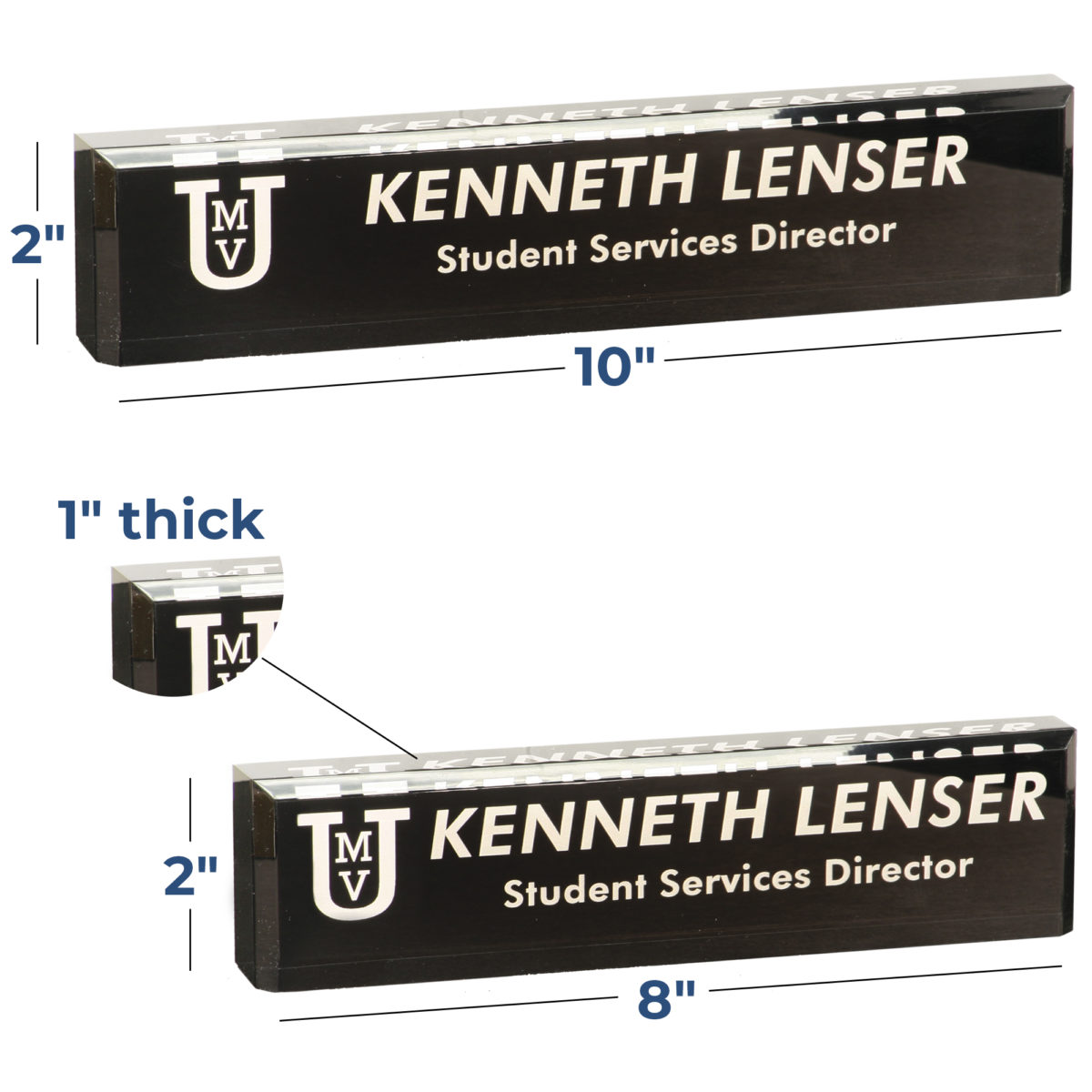 Personalized Acrylic Desk Name Plate - Image 4