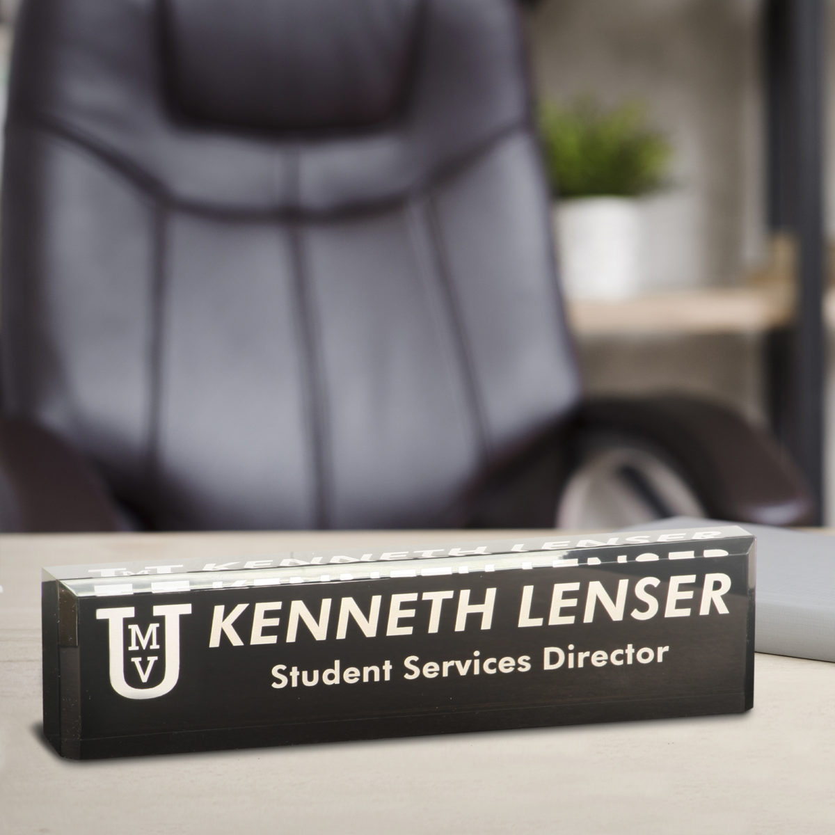 Personalized Acrylic Desk Name Plate - Image 2