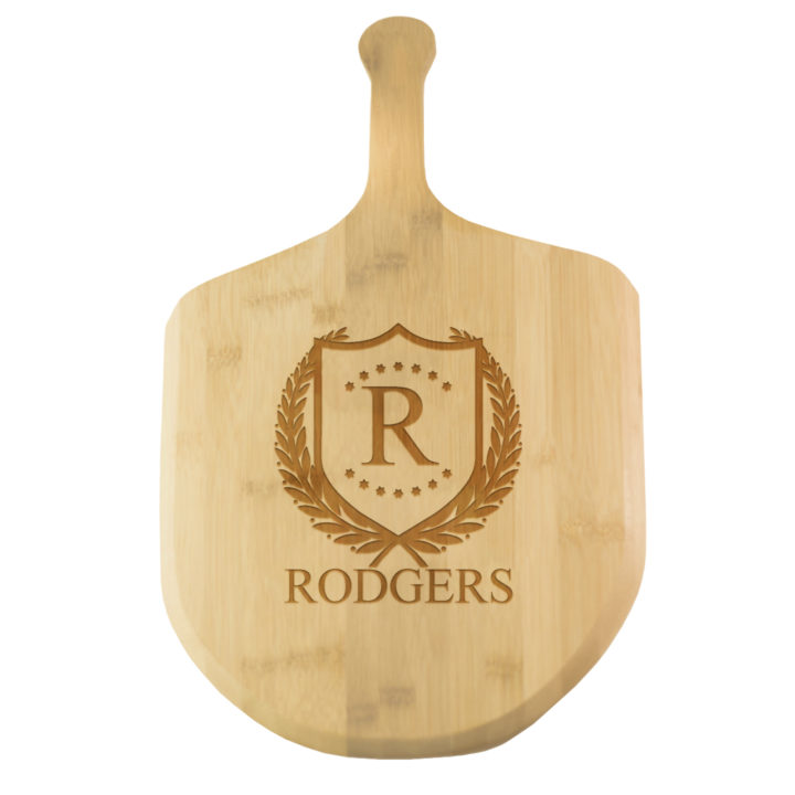 Personalized ShieldStar Bamboo Pizza Paddle - Image 3