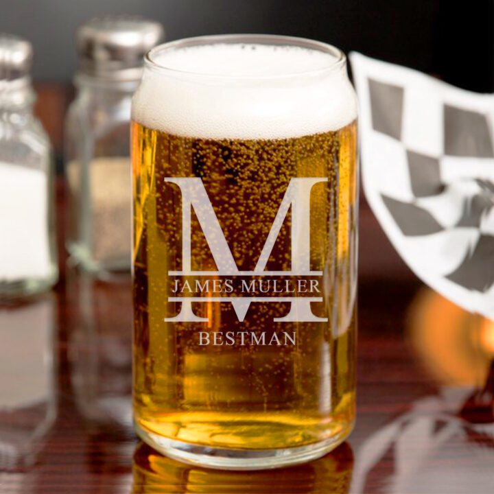 Personalized 16 oz. Beer Can Glass - Image 4